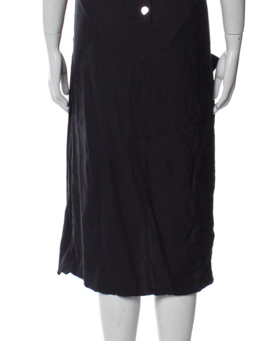 Tibi Asymmetrical Utility Midi Skirt Snap Detail Spring Runway 2018 Sz 8 - Picture 4 of 7